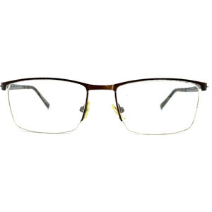 Morel Lightec 30042L MG08 Eyeglasses Men's Brown Tortoise Semi Rim 20883